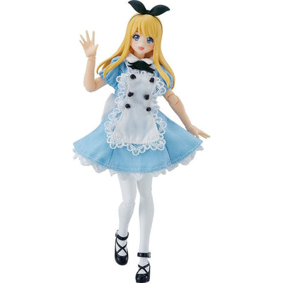 Original Character Figma Action Figure Female Body (Alice) with Dress and Apron Outfit 13cm - Action Figures - Max Factory - Hobby Figures UK