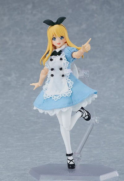 Original Character Figma Action Figure Female Body (Alice) with Dress and Apron Outfit 13cm - Action Figures - Max Factory - Hobby Figures UK