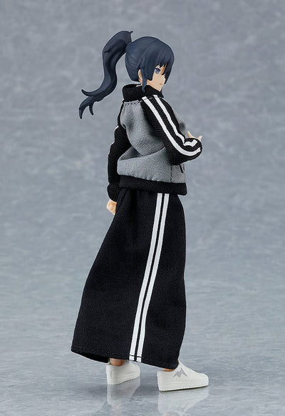 Original Character Figma Action Figure Female Body (Makoto) with Tracksuit + Tracksuit Skirt Outfit 13cm - Action Figures - Max Factory - Hobby Figures UK