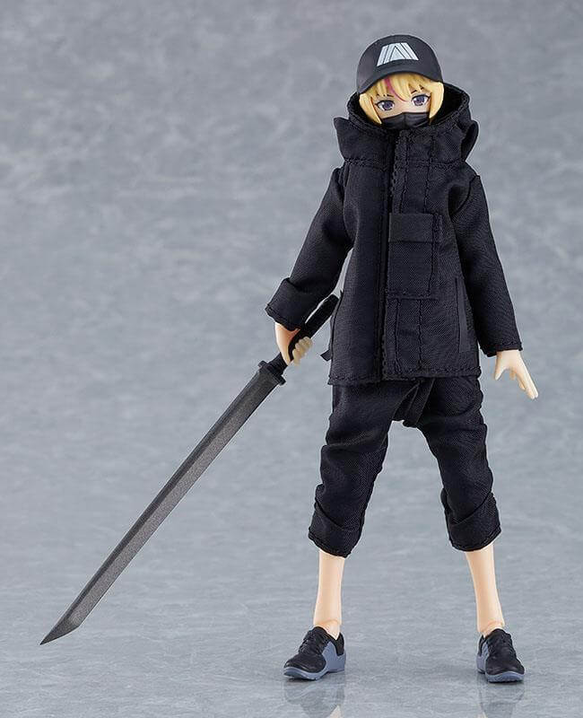 Original Character Figma Action Figure Female Body Yuki with Techwear Outfit 13cm - Action Figures - Max Factory - Hobby Figures UK