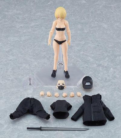 Original Character Figma Action Figure Female Body Yuki with Techwear Outfit 13cm - Action Figures - Max Factory - Hobby Figures UK