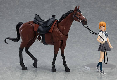 Original Character Figma Action Figure Horse ver. 2 (Chestnut) 19cm - Action Figures - Max Factory - Hobby Figures UK