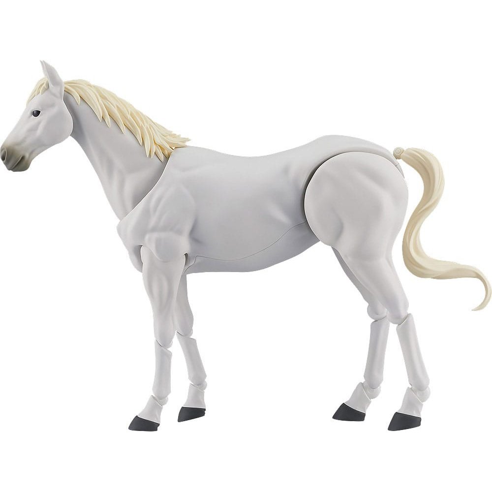 Original Character Figma Action Figure Wild Horse (White) 19cm - Action Figures - Max Factory - Hobby Figures UK