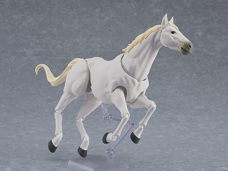 Original Character Figma Action Figure Wild Horse (White) 19cm - Action Figures - Max Factory - Hobby Figures UK