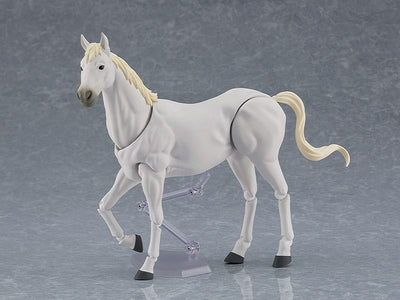 Original Character Figma Action Figure Wild Horse (White) 19cm - Action Figures - Max Factory - Hobby Figures UK