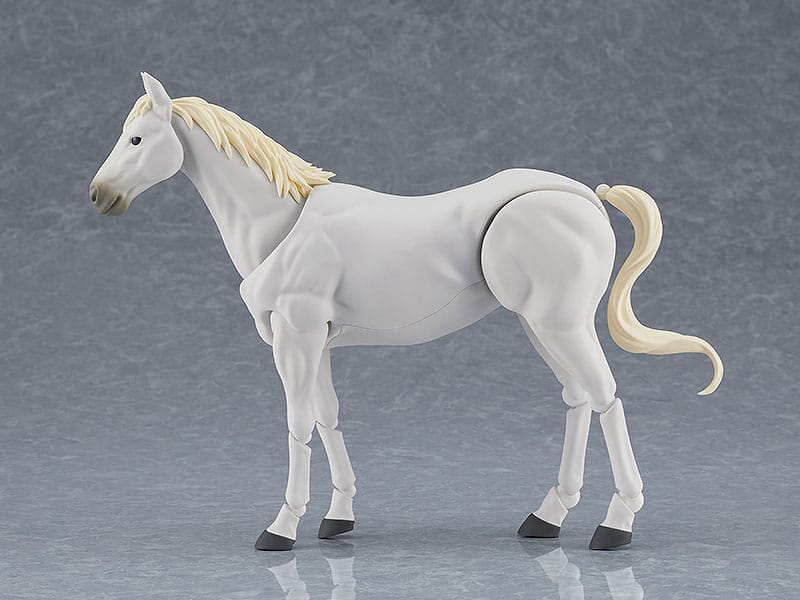 Original Character Figma Action Figure Wild Horse (White) 19cm - Action Figures - Max Factory - Hobby Figures UK