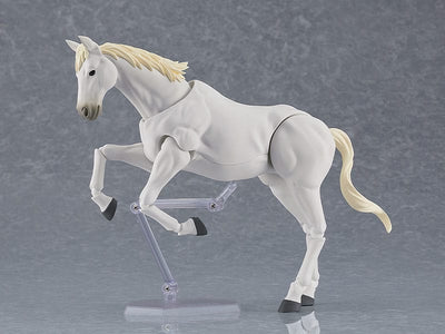 Original Character Figma Action Figure Wild Horse (White) 19cm - Action Figures - Max Factory - Hobby Figures UK