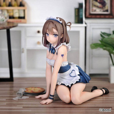Original Character PVC Statue 1/6 Anmi - Gray Little Duck Maid Ver. 15cm - Scale Statue - Wings Inc. - Hobby Figures UK