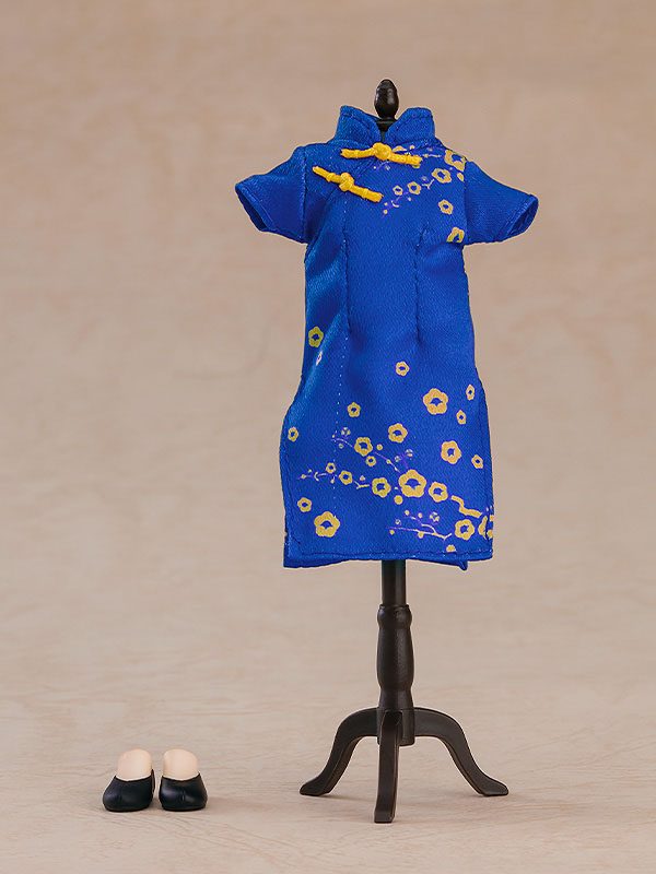 Original Character Parts for Nendoroid Doll Figures Outfit Set: Chinese Dress (Blue) - Mini Figures - Good Smile Company - Hobby Figures UK