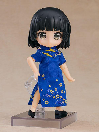 Original Character Parts for Nendoroid Doll Figures Outfit Set: Chinese Dress (Blue) - Mini Figures - Good Smile Company - Hobby Figures UK