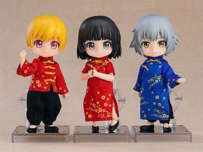 Original Character Parts for Nendoroid Doll Figures Outfit Set: Chinese Dress (Blue) - Mini Figures - Good Smile Company - Hobby Figures UK