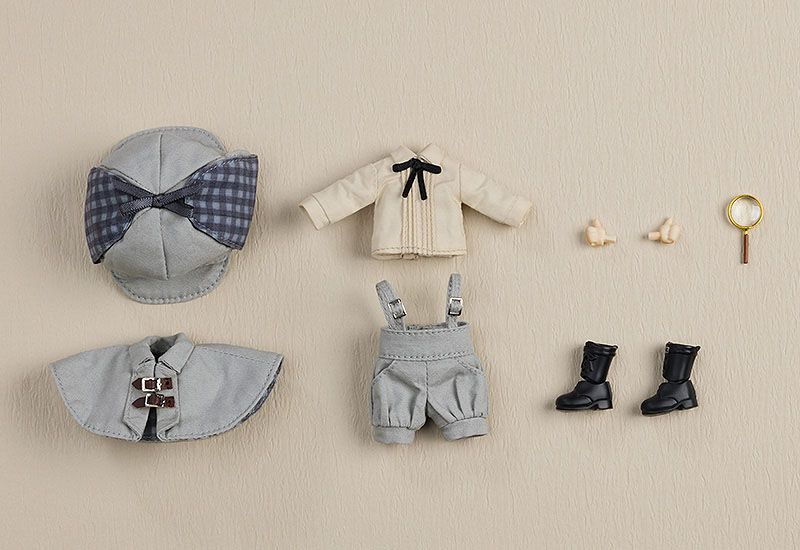 Original Character Parts for Nendoroid Doll Figures Outfit Set Detective - Boy (Gray) - Mini Figures - Good Smile Company - Hobby Figures UK