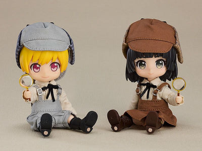 Original Character Parts for Nendoroid Doll Figures Outfit Set Detective - Boy (Gray) - Mini Figures - Good Smile Company - Hobby Figures UK