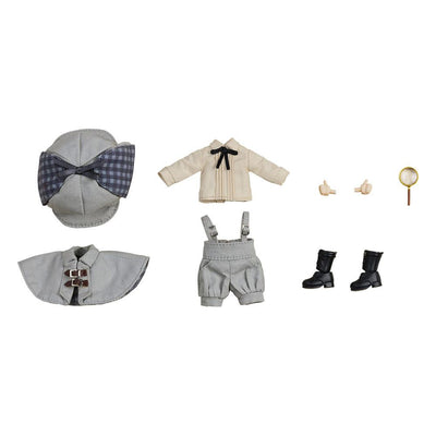 Original Character Parts for Nendoroid Doll Figures Outfit Set Detective - Boy (Gray) - Mini Figures - Good Smile Company - Hobby Figures UK