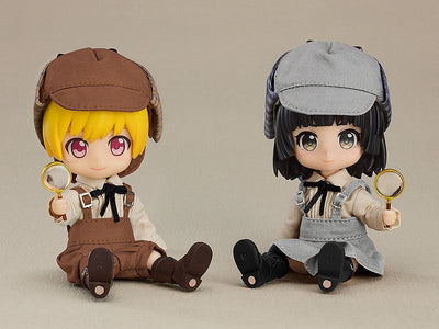 Original Character Parts for Nendoroid Doll Figures Outfit Set Detective - Girl (Gray) - Mini Figures - Good Smile Company - Hobby Figures UK