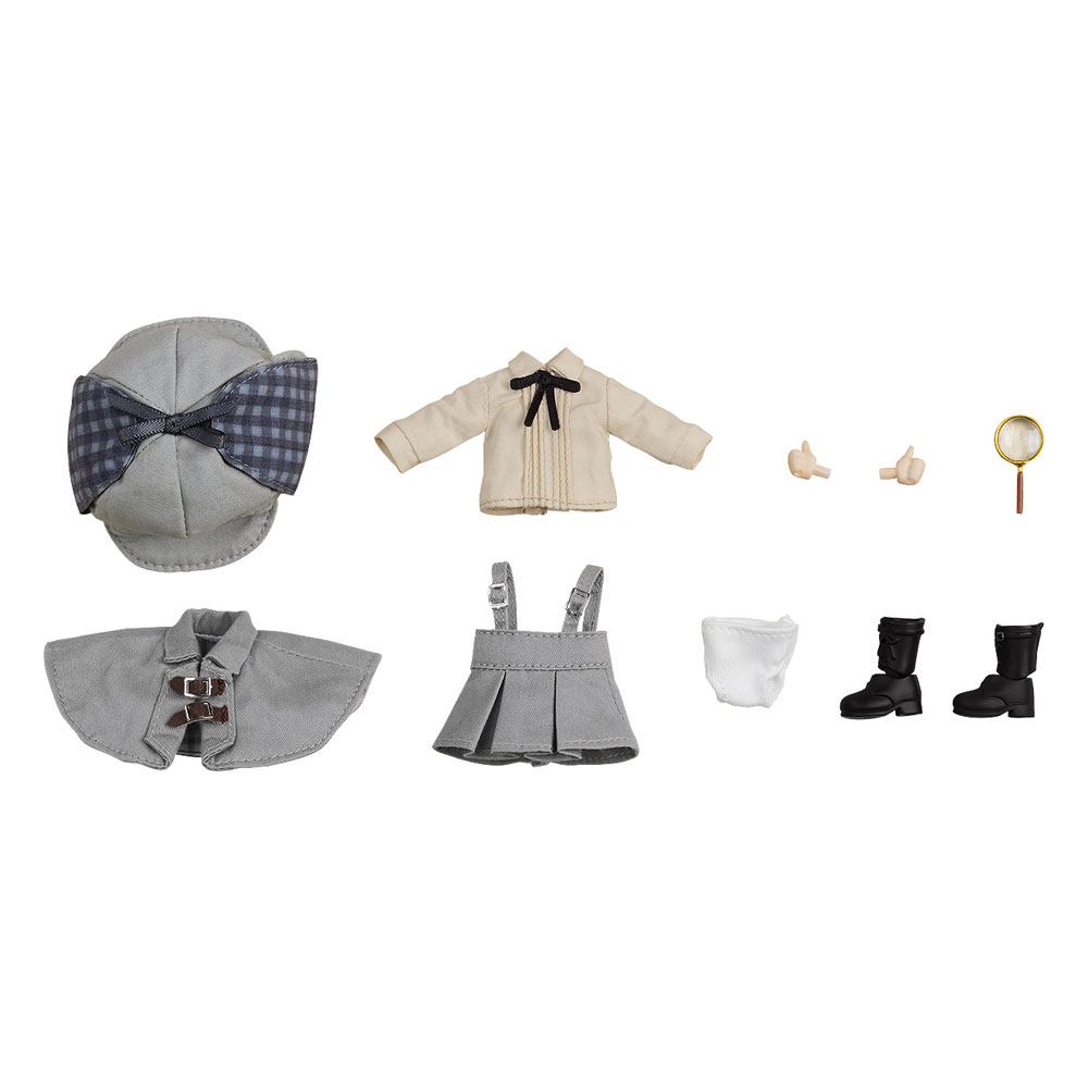 Original Character Parts for Nendoroid Doll Figures Outfit Set Detective - Girl (Gray) - Mini Figures - Good Smile Company - Hobby Figures UK