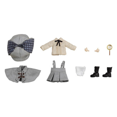 Original Character Parts for Nendoroid Doll Figures Outfit Set Detective - Girl (Gray) - Mini Figures - Good Smile Company - Hobby Figures UK