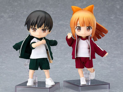Original Character Parts for Nendoroid Doll Figures Outfit Set (Gym Clothes - Red) - Mini Figures - Good Smile Company - Hobby Figures UK