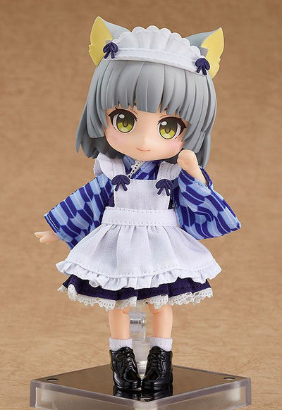 Original Character Parts for Nendoroid Doll Figures Outfit Set Japanese-Style Maid Blue - Mini Figures - Good Smile Company - Hobby Figures UK
