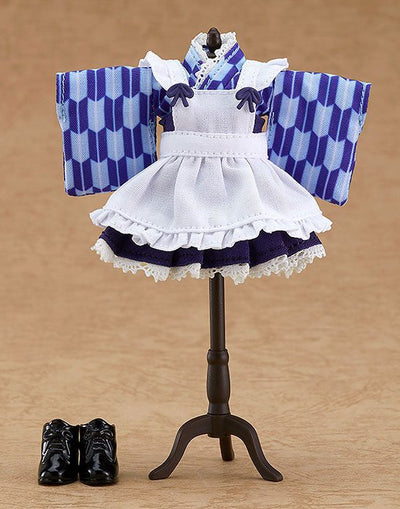 Original Character Parts for Nendoroid Doll Figures Outfit Set Japanese-Style Maid Blue - Mini Figures - Good Smile Company - Hobby Figures UK