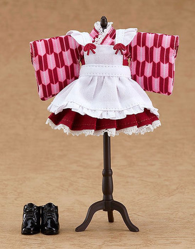 Original Character Parts for Nendoroid Doll Figures Outfit Set Japanese-Style Maid Pink - Mini Figures - Good Smile Company - Hobby Figures UK