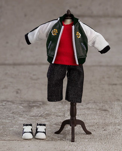 Original Character Parts for Nendoroid Doll Figures Outfit Set Souvenir Jacket - Black - Mini Figures - Good Smile Company - Hobby Figures UK