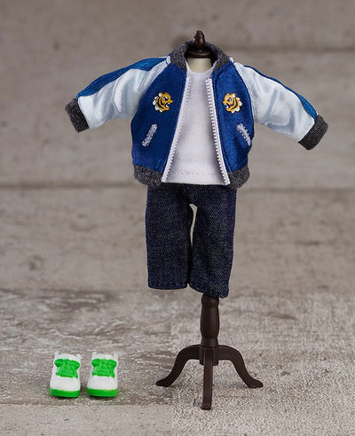 Original Character Parts for Nendoroid Doll Figures Outfit Set Souvenir Jacket - Blue - Mini Figures - Good Smile Company - Hobby Figures UK