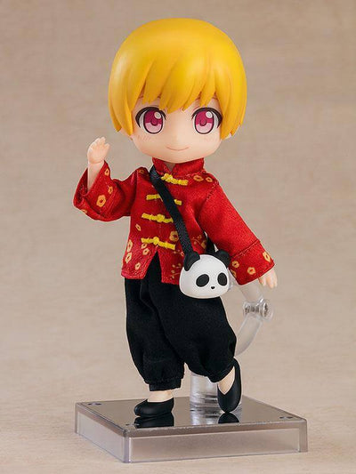 Original Character Parts for Nendoroid Doll Figures Outfit Set: Short Length Chinese Outfit (Red) - Mini Figures - Good Smile Company - Hobby Figures UK