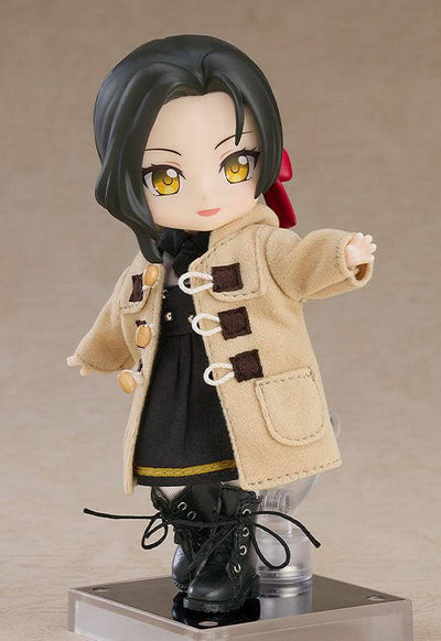 Original Character Parts for Nendoroid Doll Figures Warm Clothing Set: Boots & Duffle Coat (Beige) - Mini Figures - Good Smile Company - Hobby Figures UK