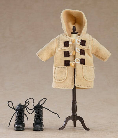 Original Character Parts for Nendoroid Doll Figures Warm Clothing Set: Boots & Duffle Coat (Beige) - Mini Figures - Good Smile Company - Hobby Figures UK