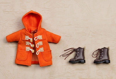 Original Character Parts for Nendoroid Doll Figures Warm Clothing Set: Boots & Duffle Coat (Orange) - Mini Figures - Good Smile Company - Hobby Figures UK