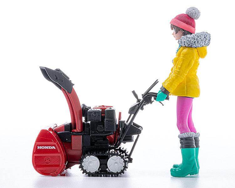 Original Character Plastic Model Kit 1/20 PLAMAX MF-62 minimum factory Minori with Honda Small Snow Plow HSS1170n (JX) 9cm - Model Kit - Max Factory - Hobby Figures UK