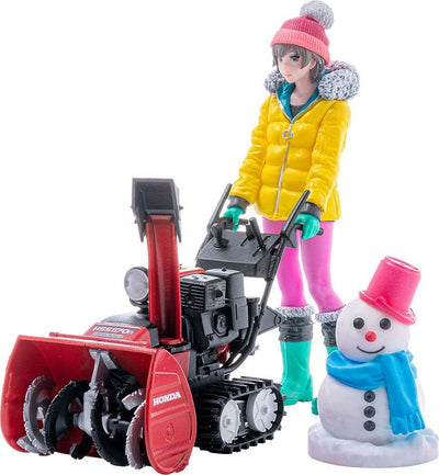 Original Character Plastic Model Kit 1/20 PLAMAX MF-62 minimum factory Minori with Honda Small Snow Plow HSS1170n (JX) 9cm - Model Kit - Max Factory - Hobby Figures UK