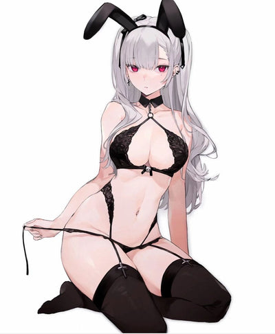 Original Character Statue 1/7 Black Bunny Girl Tana 23cm - Scale Statue - Reverse Studio - Hobby Figures UK