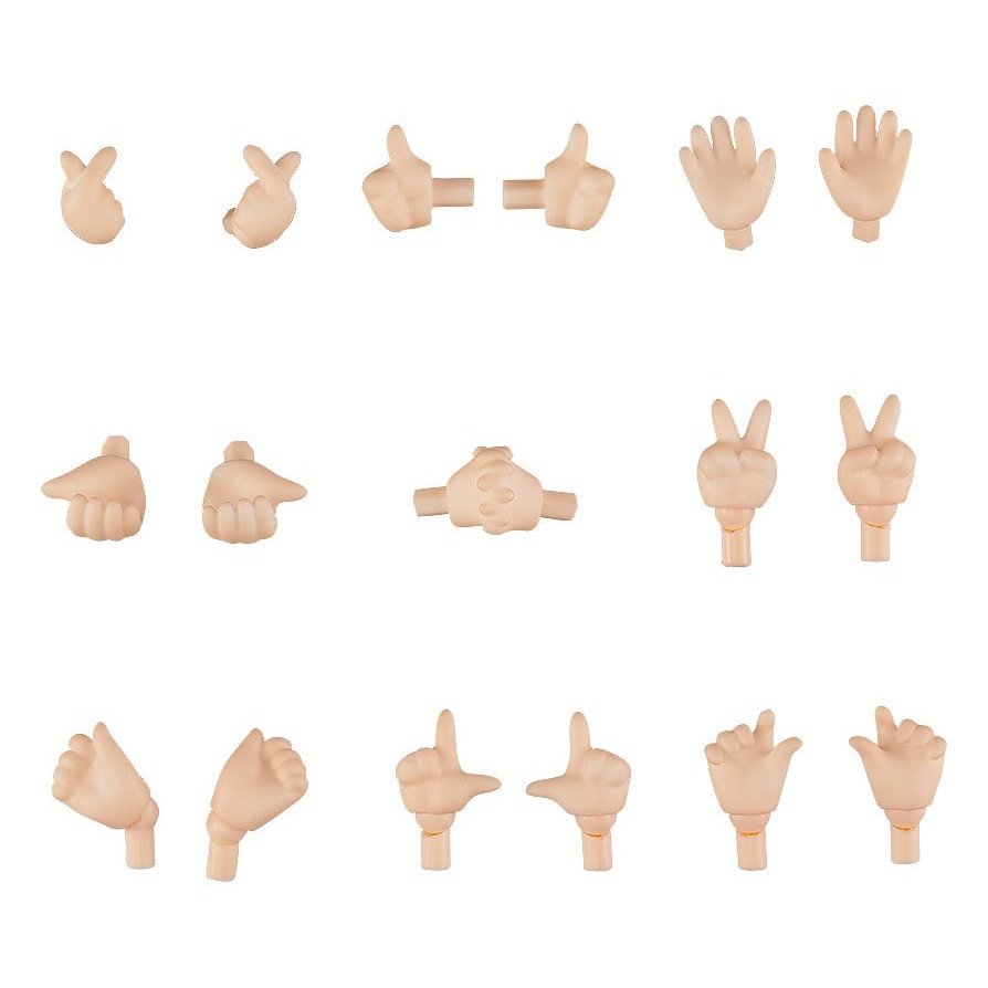 Original Character Parts for Nendoroid Doll Figures Hand Parts Set 02 (Almond Milk) - Mini Figures - Good Smile Company - Hobby Figures UK