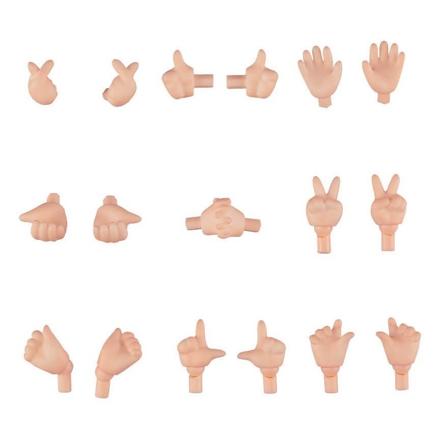 Original Character Parts for Nendoroid Doll Figures Hand Parts Set 02 (Peach) - Mini Figures - Good Smile Company - Hobby Figures UK