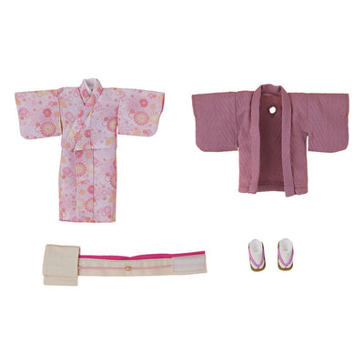 Original Character for Nendoroid Doll Figures Outfit Set: Kimono - Girl (Pink) - Action Figures - Good Smile Company - Hobby Figures UK