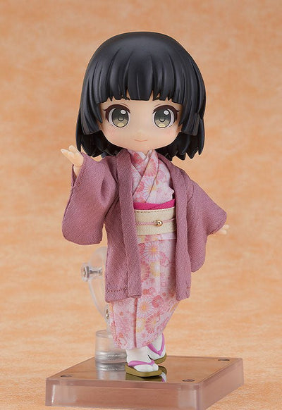 Original Character for Nendoroid Doll Figures Outfit Set: Kimono - Girl (Pink) - Action Figures - Good Smile Company - Hobby Figures UK