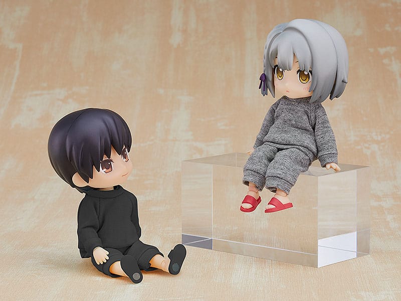 Original Character for Nendoroid Doll Figures Outfit Set: Sweatshirt and Sweatpants (Gray) - Action Figures - Good Smile Company - Hobby Figures UK