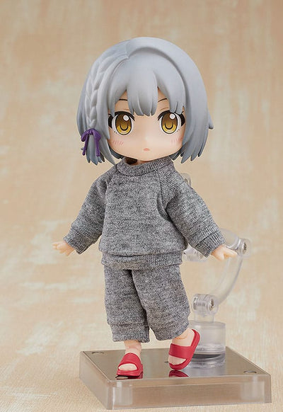 Original Character for Nendoroid Doll Figures Outfit Set: Sweatshirt and Sweatpants (Gray) - Action Figures - Good Smile Company - Hobby Figures UK