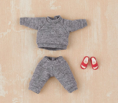 Original Character for Nendoroid Doll Figures Outfit Set: Sweatshirt and Sweatpants (Gray) - Action Figures - Good Smile Company - Hobby Figures UK