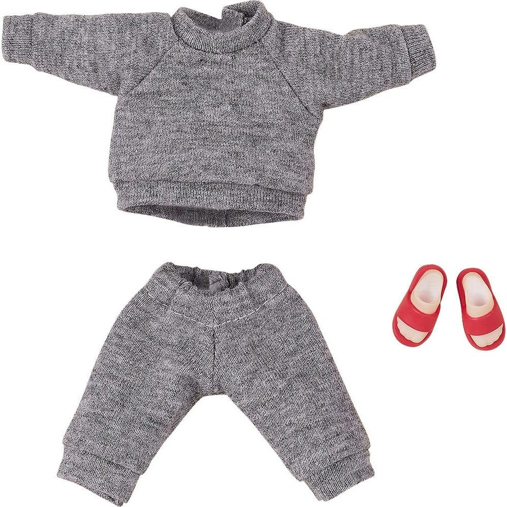 Original Character for Nendoroid Doll Figures Outfit Set: Sweatshirt and Sweatpants (Gray) - Action Figures - Good Smile Company - Hobby Figures UK