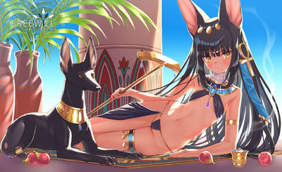 Original Illustration by Rurudo PVC 1/7 Short Break of Anubis 13cm - Scale Statue - Free Will Studio - Hobby Figures UK