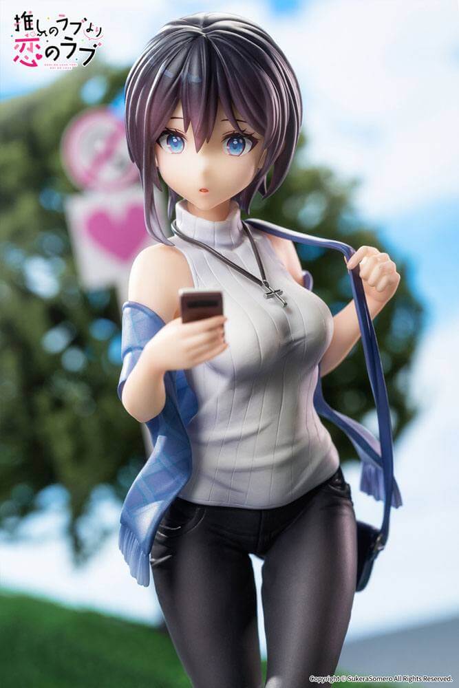 OshiRabu: Waifus Over Husbandos Statue 1/7 Akuru Hayahoshi 23cm - Scale Statue - APEX - Hobby Figures UK