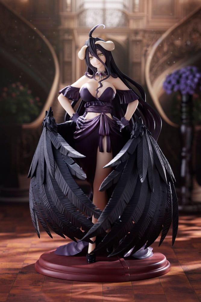 Overlord PVC Statue Albedo Black Dress Ver. - Scale Statue - Taito Prize - Hobby Figures UK