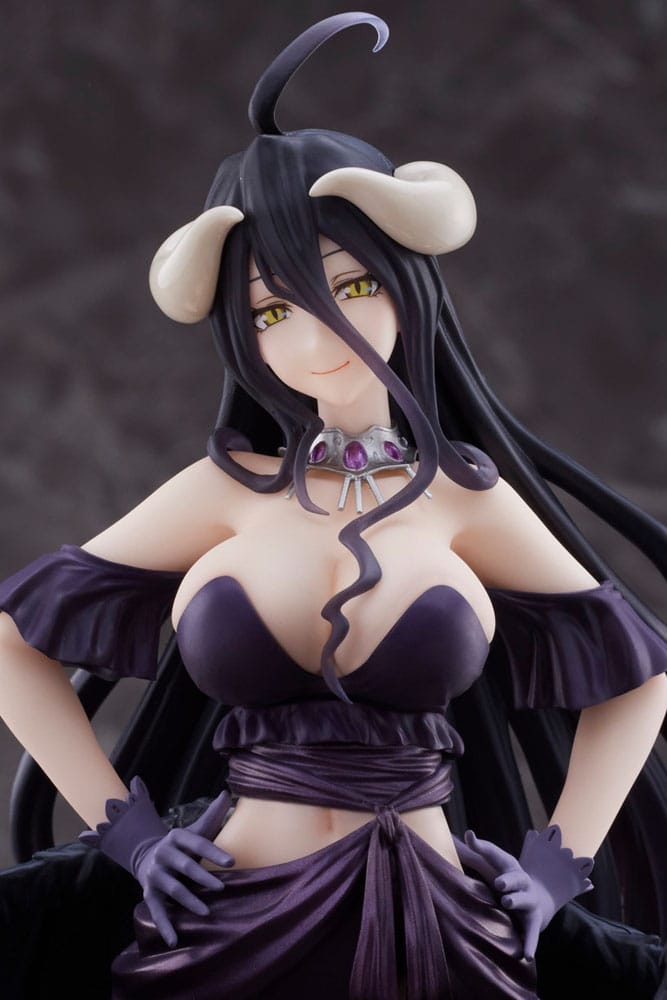 Overlord PVC Statue Albedo Black Dress Ver. - Scale Statue - Taito Prize - Hobby Figures UK