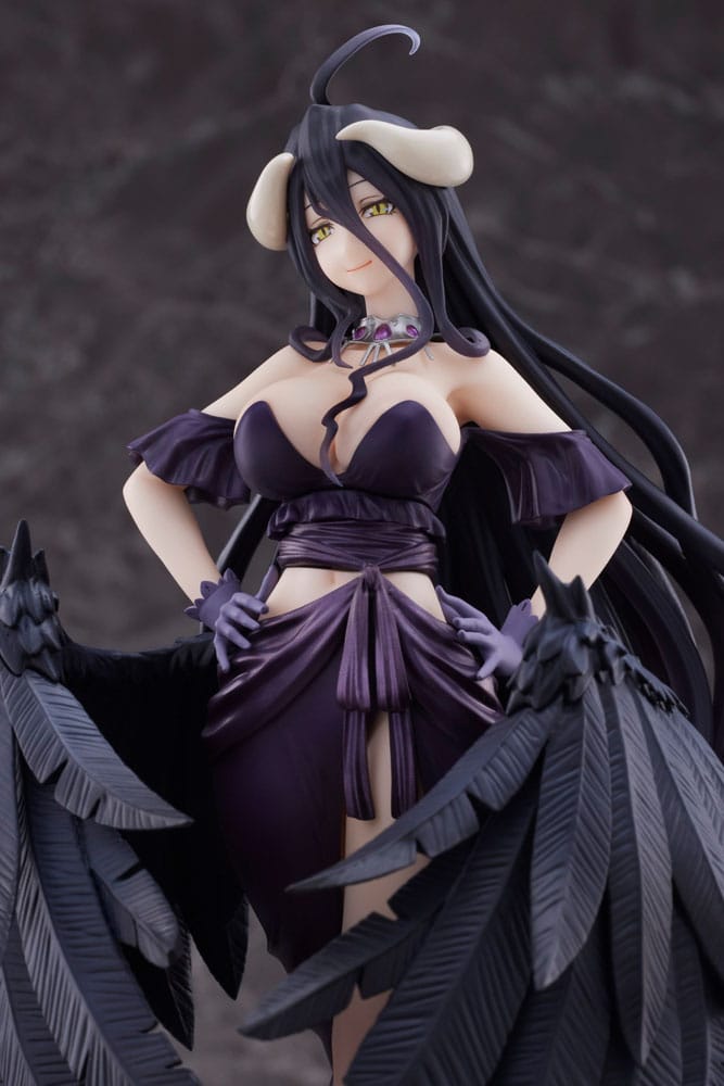 Overlord PVC Statue Albedo Black Dress Ver. - Scale Statue - Taito Prize - Hobby Figures UK