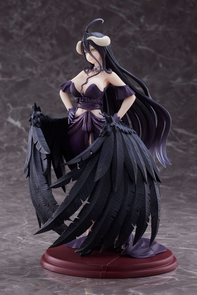 Overlord PVC Statue Albedo Black Dress Ver. - Scale Statue - Taito Prize - Hobby Figures UK