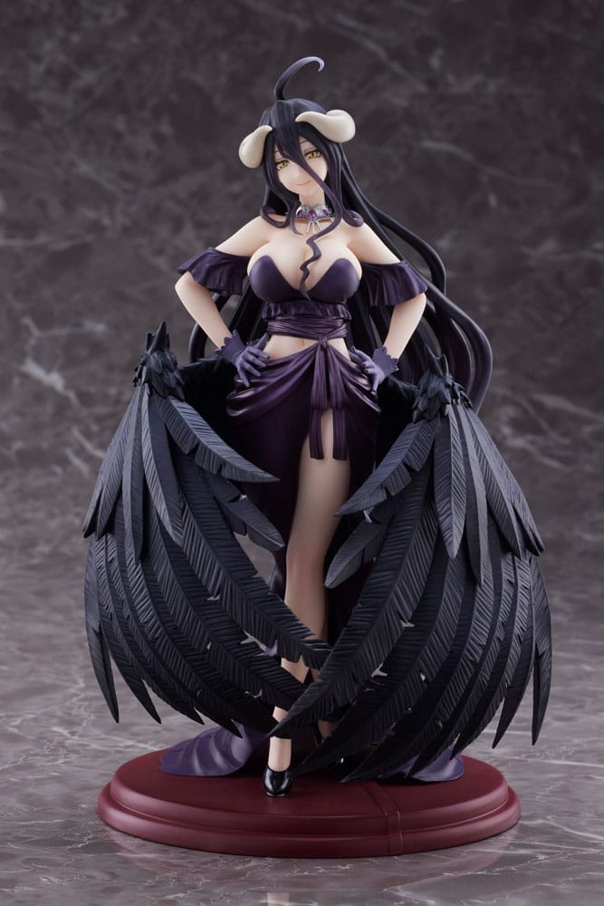 Overlord PVC Statue Albedo Black Dress Ver. - Scale Statue - Taito Prize - Hobby Figures UK