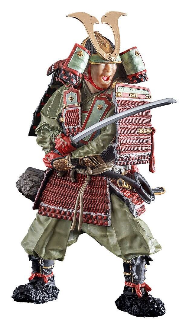 PLAMAX Plastic Model Kit 1/12 Kamakura Period Armoured Samurai Warrior 13cm - Model Kit - Max Factory - Hobby Figures UK
